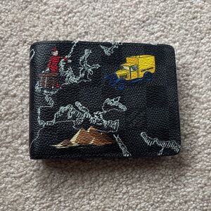 Louis Vuitton Damier Map Groom Wallet